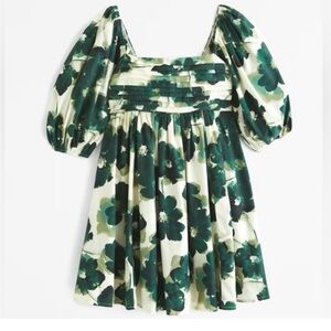 Abercrombie Puff Sleeve Emerson Mini Dress